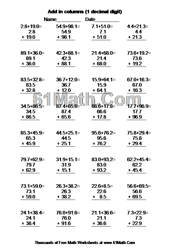add-in-columns-1-decimal-digit-create-your-own-math-worksheets