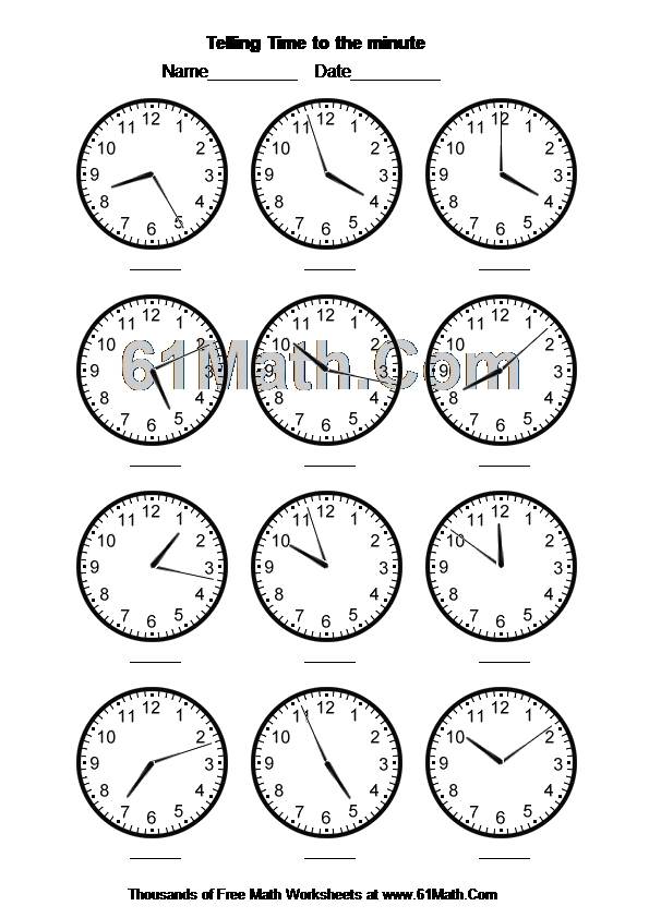telling-time-to-the-minute-create-your-own-math-worksheets